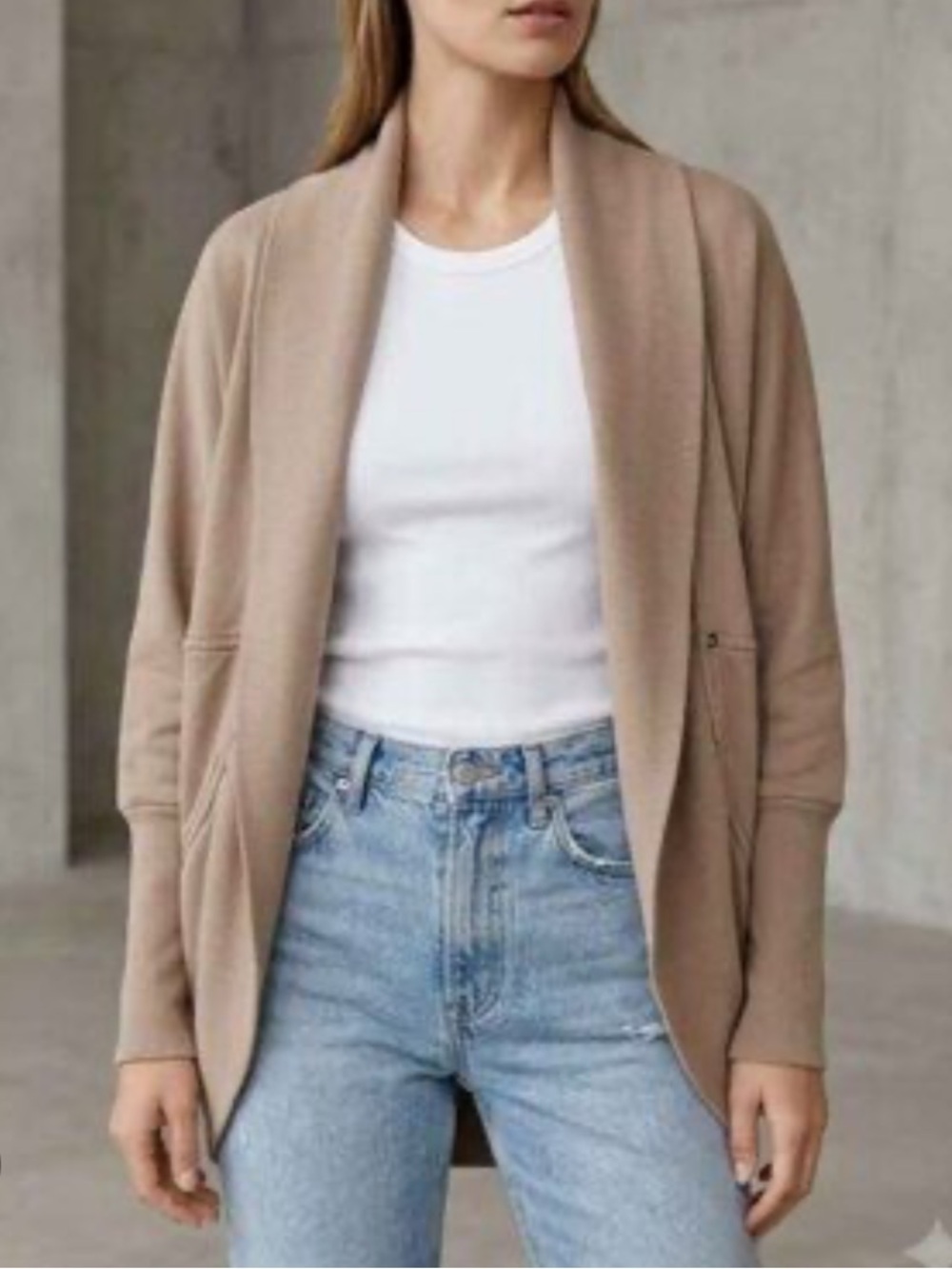 Aritzia Wilfred Diderot Sweater - Taupe